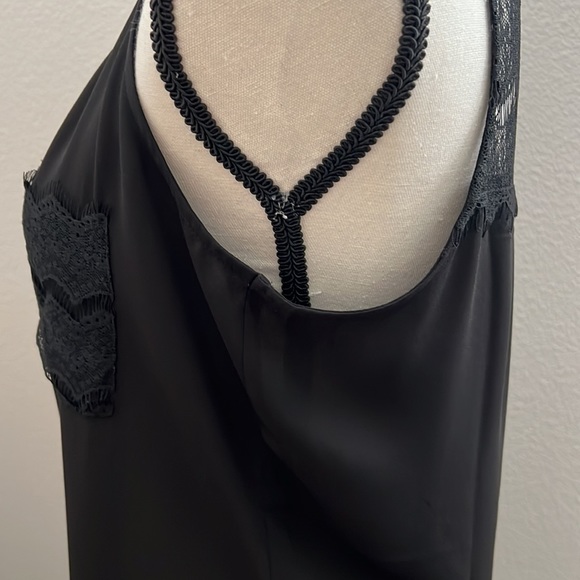 LOFT size small women’s black tank with lace - Picture 6 of 6